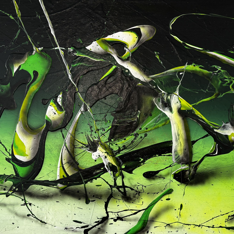 Sin titulo,  
Acrílico sobre lienzo,  
45x60 cm