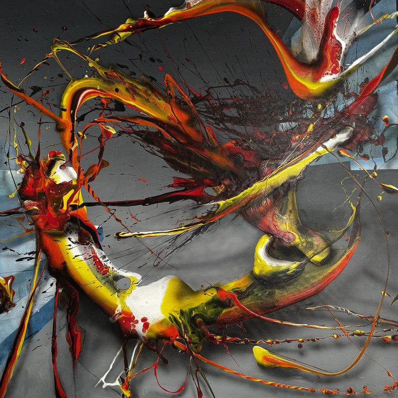 Sin titulo,  
Acrílico sobre lienzo,  
90x102 cm