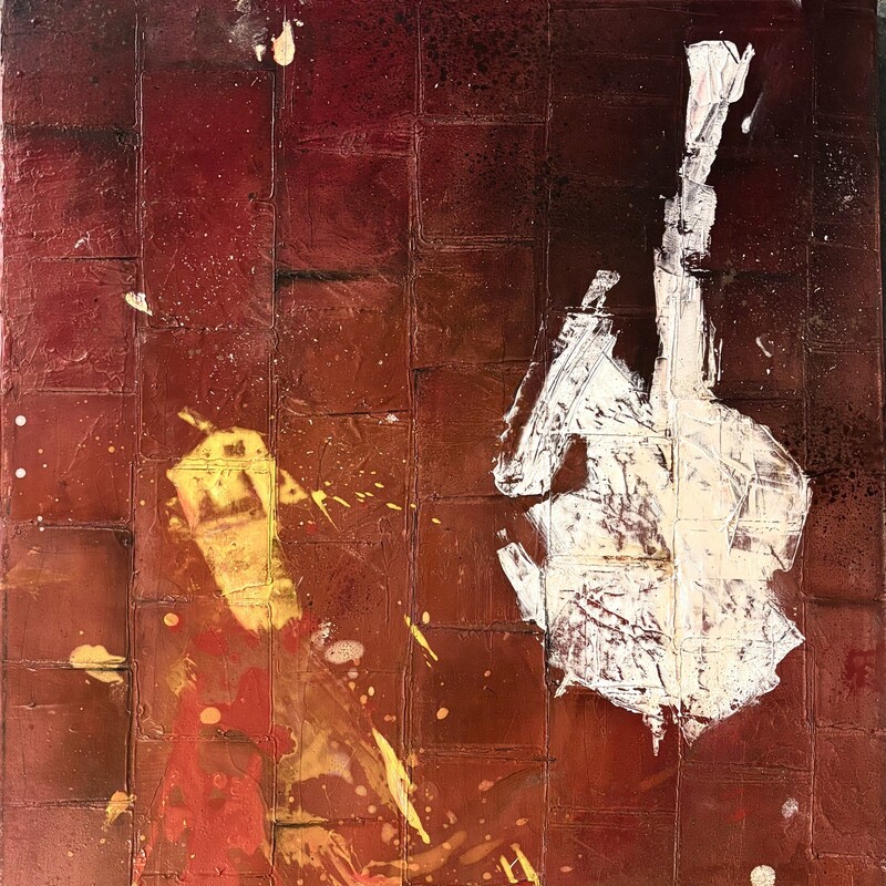 Sin titulo,
Acrílico sobre lienzo,
56x60 cm