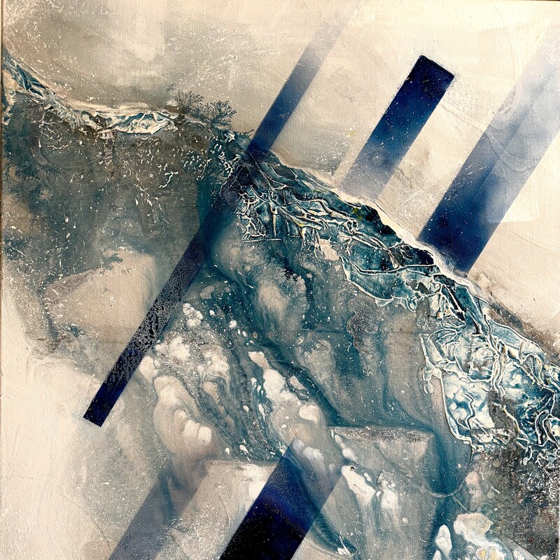 Invierno,  
Acrílico sobre lienzo,  
50x60 cm