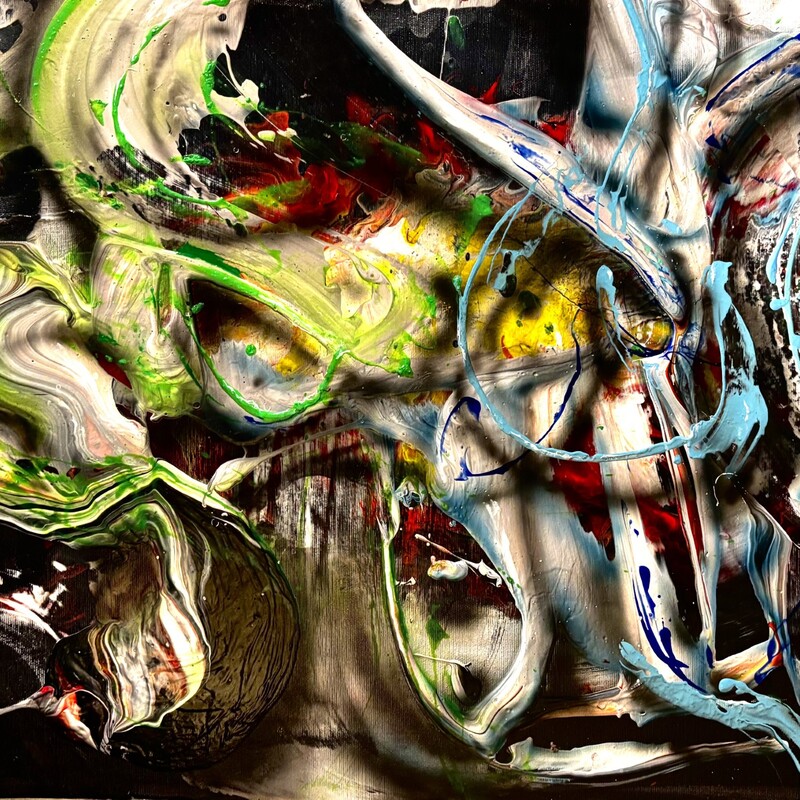 Sin titulo,  
Acrílico sobre lienzo,  
64x49  cm