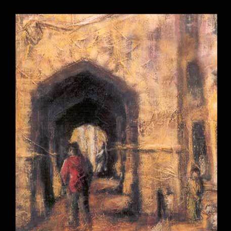 Arcos,
mixta sobre lienzo,
?