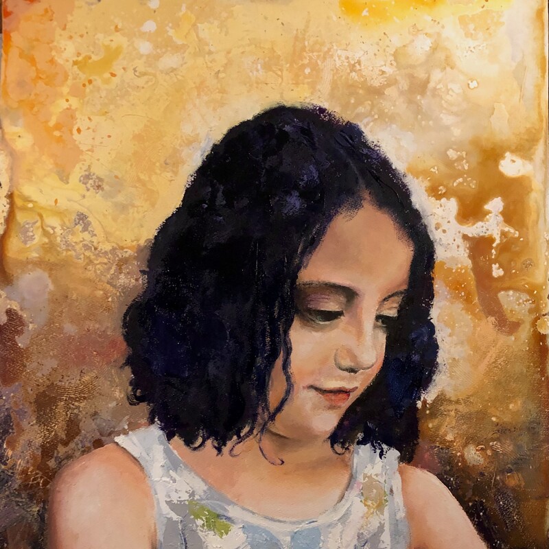 Olaya,
mixta sobre lienzo,
??