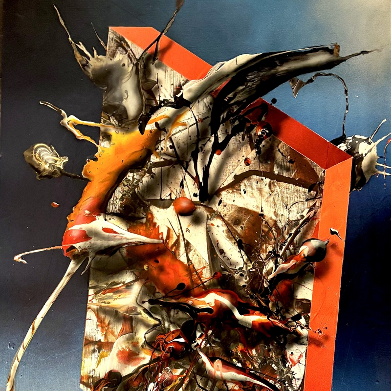 Acrílico sobre lienzo,
61x95 cm