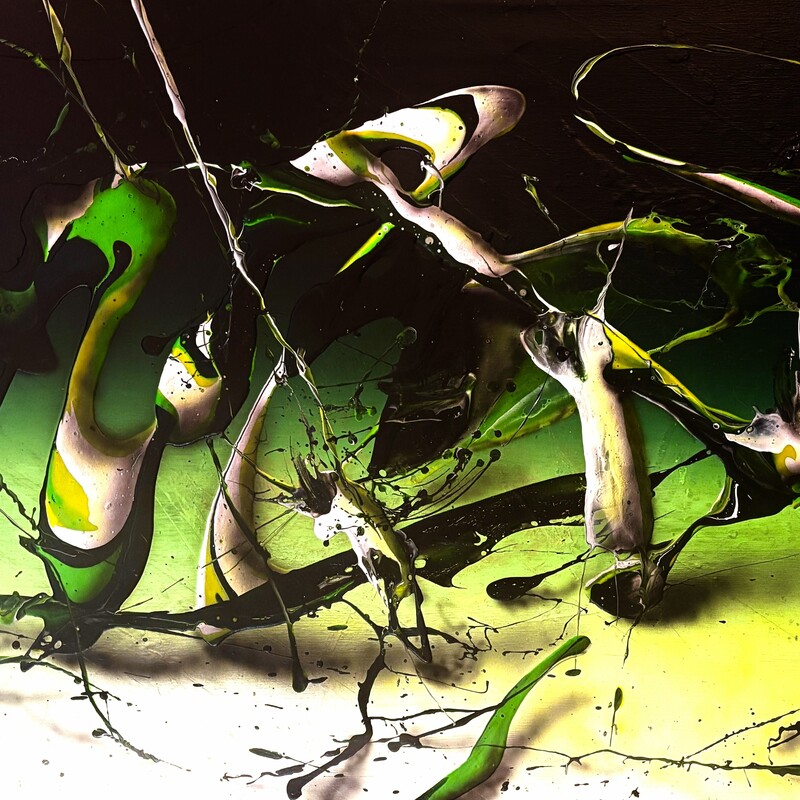 Sin titulo,  
Acrílico sobre lienzo,  
45x60 cm